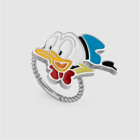 gucci donald duck ring|Gucci Silver Rings .